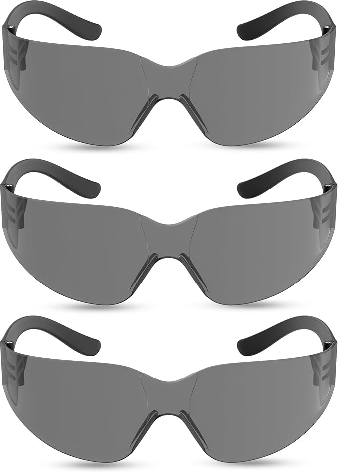 Work Safety Glasses For Men | Ansi Z87 Certified Safety Goggles For Shooting Range | Anti-Scratch Outdoor Glass