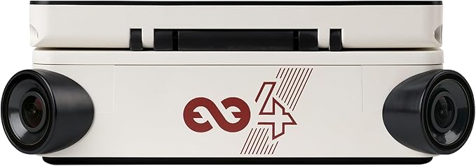 Enlaps Tikee 4-12MP 6K Autonomous Timelapse Camera and Accessories, Two Lenses for 220° Panoramic Angle, Solar Panel, 4G/LTE WiFi, Remote Monitoring, Weatherproof IP66, Ideal for Construction