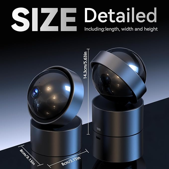 Security Camera Indoor - 5G & 2.4G WIFI 2K Smart Security Camera | U.S. Cloud |Cameras for Home Security Instant 911 Alert | Night Vision,5-Min Setup,2-Way Audio, Pan/Tilt Baby Monitor/Dog/Pet Camera