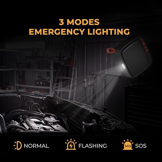 AP22 Dual Power Tire Inflator, 150 PSI Portable Air Compressor with 6 Min Inflation & 1 Min Top Off, Auto Shut Off, Cordless Digital Air Pump for Car, Bike, Motorcycle, Ball, Inflatables