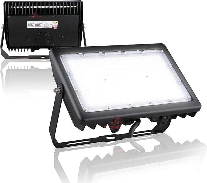 RuggedGrade 120W LED Flood Light | Kivo II CS Series | 17,400 Lumens | Color Selectable 3000K/4000K/5000K | Outdoor Waterproof Security Light | Flood Mount | DLC 5.1 Premium