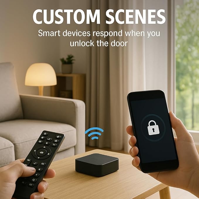 IR RF Smart Hub, Wi-Fi Universal Remote for TV, AC, Alexa, Google Home