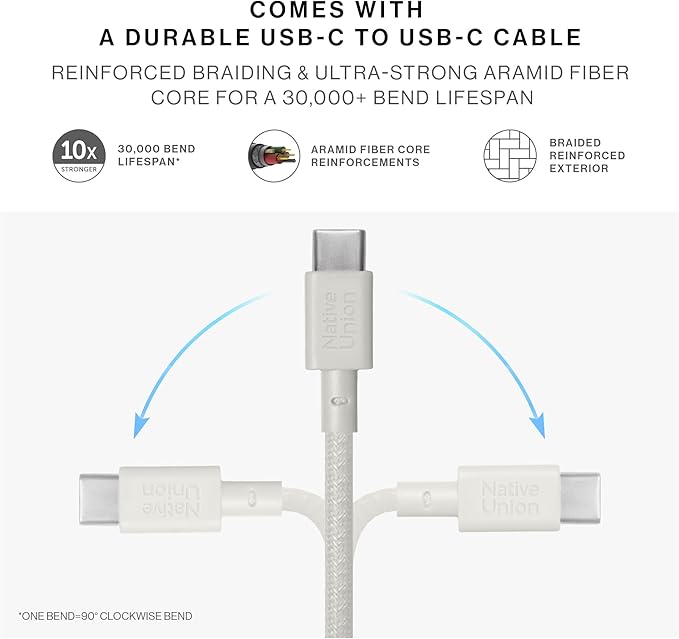 Native Union SnapStand Magnetic Wireless Charger – Qi2 Certified & MagSafe Compatible – Charging Pad & Stand for iPhone 16/15/14/13 & Other Qi-Compatible Devices – Up to 15W Fast-Charging (Sandstone)