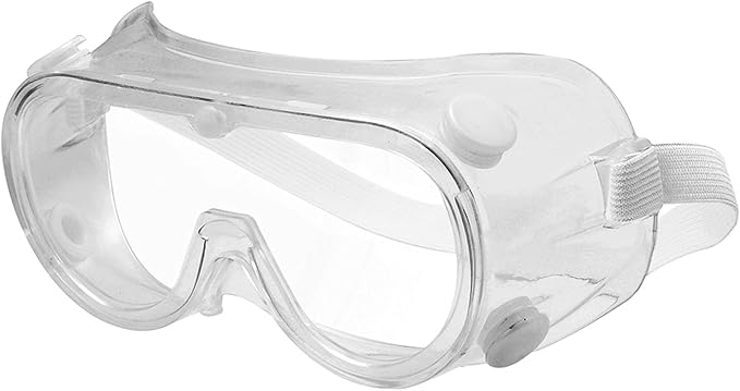 Anti-Fog Protective Safety Goggles Glasses Clear Lens Wide-Vision Adjustable Dust Goggles that Fit Over Glasses