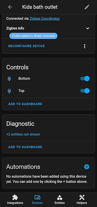 Zigbee Touch Smart Wall Outlet, Compatible with Alexa, Google Home, Hubitat, and HA