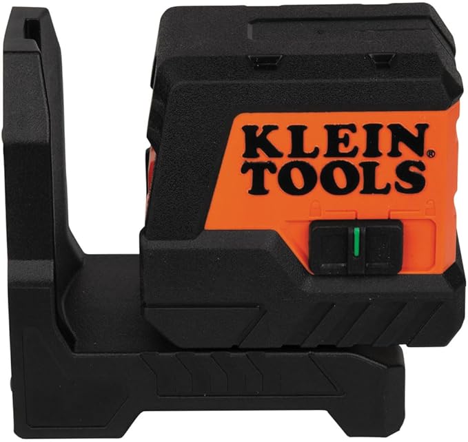Klein Tools 93MCLG Self-Leveling Laser Level, Mini Cross-Line Level, Leveling Alignment Tool, Bright Green Horizontal and Vertical Lines