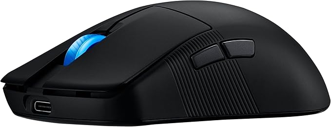 ASUS ROG Harpe Ace Mini Wireless Esports Gaming Mouse – Small Compact Design, Right-Handed, 49g Lightweight, Tri-Mode Connectivity, 36K DPI, up to 105Hr Battery, Pro-Approved, PC/Mac Support - Black