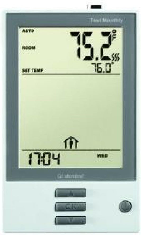 Thermostat THERMPRO 7-Day Programmable Thermostat w/Built-in GFCI for Control of 120V or 240V Radiant Heat Includes Floor Sensor