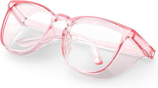 MORK&SUKY Safety Glasses, Stylish Goggles With No Fog Lense, Alternatives To Regular Protective Eyewear For Lab and Nursing.