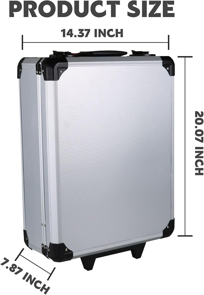 899pcs Home Repair Tool Set Kit for Men, Toolbox Storage Case with 4 Drawers, General Household Tool Kit with Rolling Tool Box, Tool Set Kit for Maintenance, Garden, Homeowner, Handyman -Silver