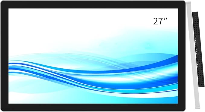 GreenTouch 27 Inch Multi PCAP Touch Screen Monitor LCD Display 1920 * 1080 HD - 16:9 Ratio - HDMI/VGA/DVI Input