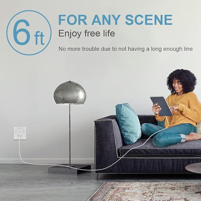 iPhone 17 16 15 Charger Fast Charging 3 Pack USB C Charger Block Type C Chargers 6FT Cord Wall Chargers Compatible with iPhone Air/17/17 Plus/17 Pro/17 Pro Max/16/16 Plus/16 Pro/16 Pro Max/15 Pro Max