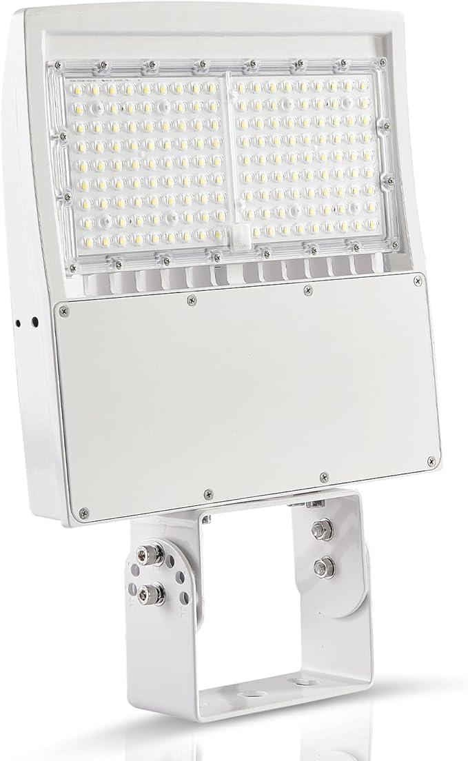 480V 150W White LED Parking Lot Light, 21000LM LED Shoebox Area Light [500W MH/HPS Equiv.], 5000K Dimmable Outdoor Street Lighting with Surge Protection Built-in, IP65 AC100-277V UL&DLC Listed