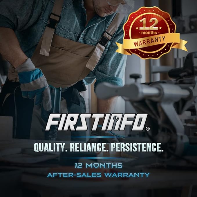 FIRSTINFO H5278U Digital Torque Screwdriver, Dual Direction 0.88-17.7 in-lbs. / 10-200 cN-m / 1.02-20.41 kg-cm, with 250 Data Memory, LED and Buzzer Notification, Preset Memory