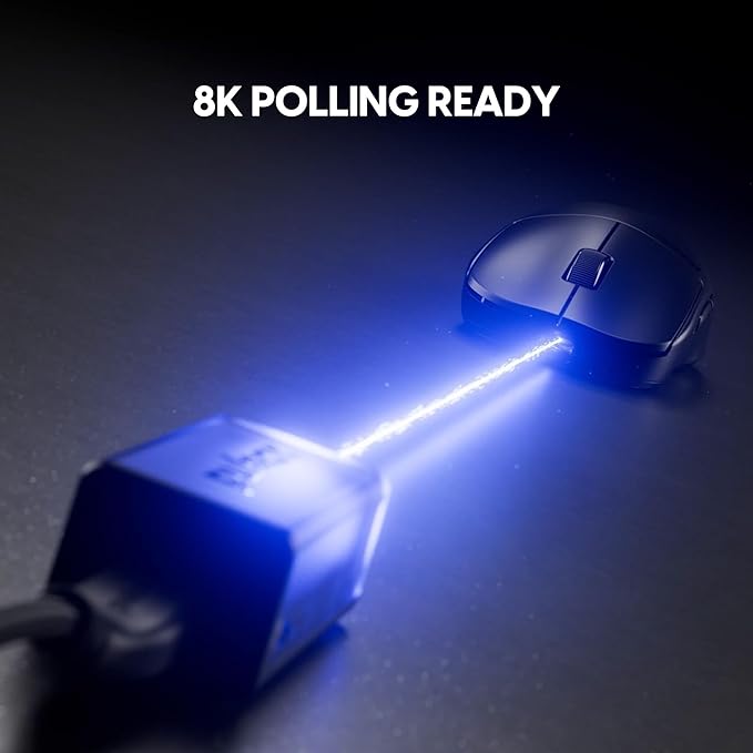 Pulsar Gaming Gears X2 v3 Wireless Gaming Mouse, Ultra Lightweight, Optical Switch, 32000 DPI, 750 IPS, XS-1 Sensor, 8k Compatible (Mini, White)