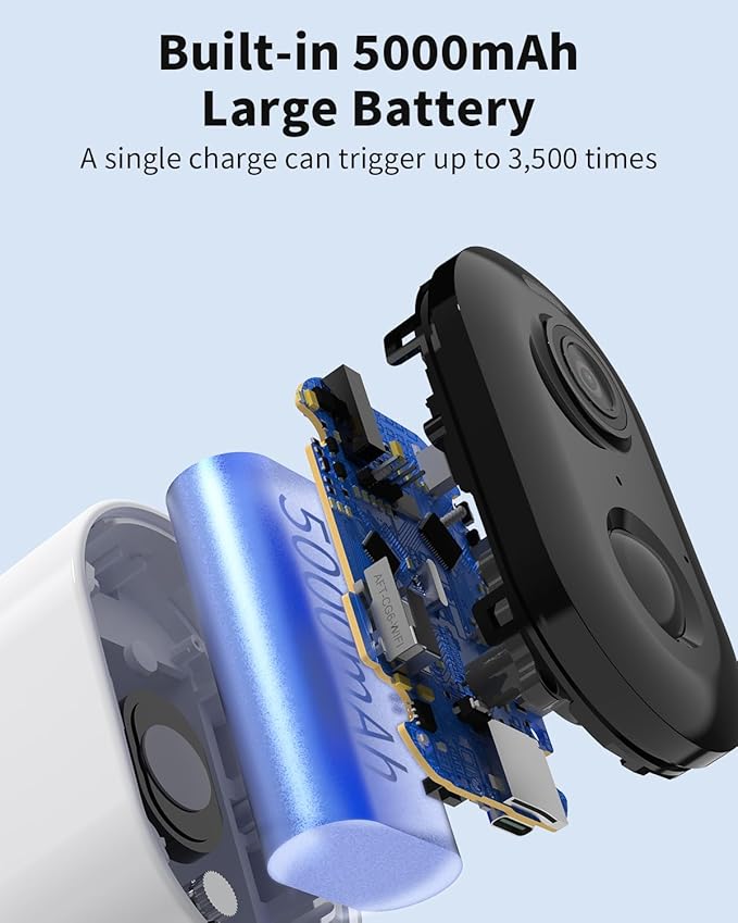 Security Cameras Wireless Outdoor, Battery Powered 2k Color Night Vision, AI Motion Detection, IP66 Weatherproof, 2-Way Talk, SD/Cloud Storage, 2.4Ghz WiFi Cameras for Home Security