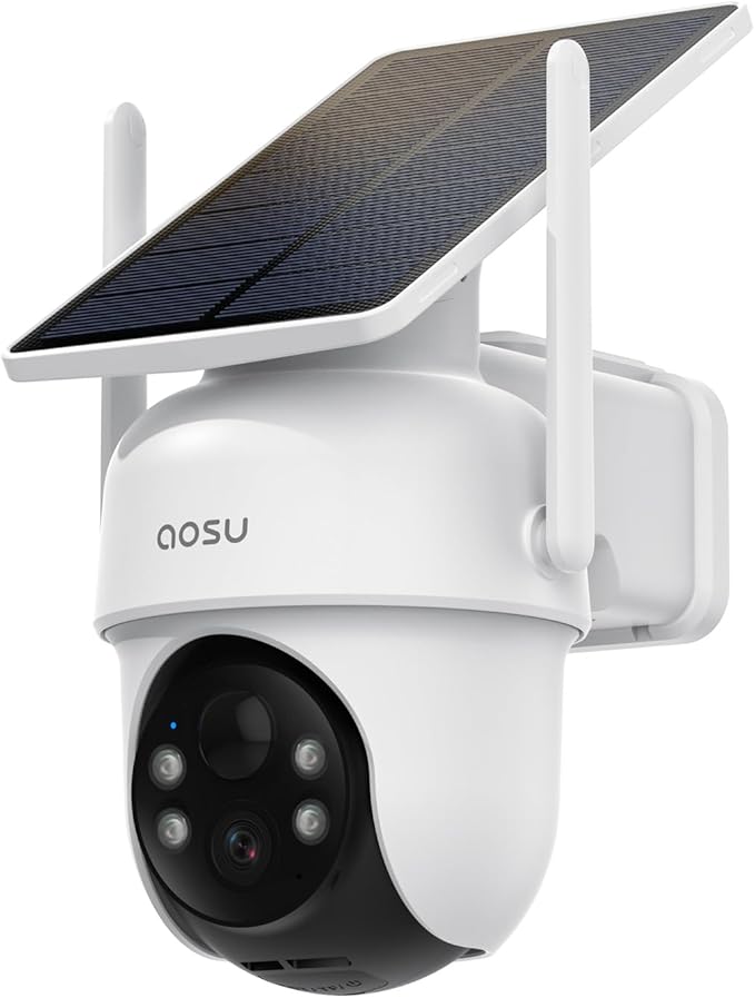 AOSU Security Cameras Outdoor Wireless, Add-On Camera, Add-On Cameras Must Be Connected to Homebase and Cannot Be Used Independently; Homebase Supports Simultaneous Connection of Up to 4 Cameras