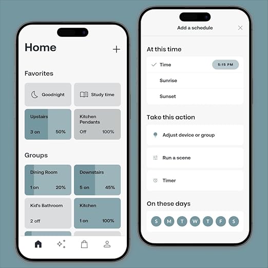 Master Smart Dimmer by Deako, 3-Way, 4-Way, Multi-Way, 2.4 GHz Wi-Fi, Programmable, Remote App, Voice Control w/Alexa, Google Assistant, Samsung, No Hub Required, Neutral Wire Required, White