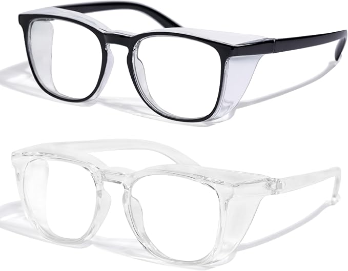 Safety Glasses Anti Fog Clear Blue Light Blocking Eye Protection Nurse Goggles for Women Men