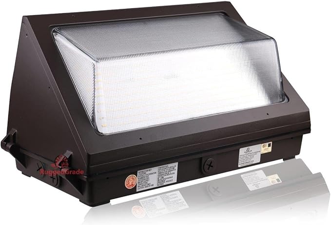 RuggedGrade 150W LED Wall Pack - Durado III Series - 21,700 Lumens - 5000K Bright White - Semi Cut-Off - Outdoor LED Wall Light - DLC 5.1 Premium