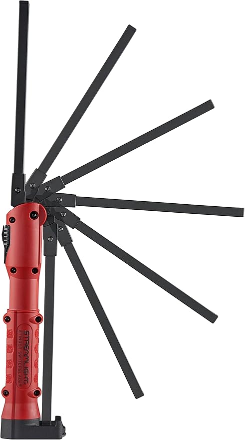 Streamlight 76800 Stinger Switchblade 800-Lumen Rechargeable Mult-Function Compact Light Bar with USB Cable, Red