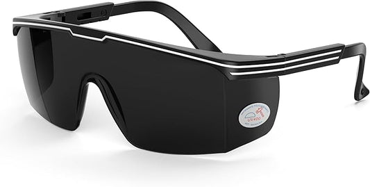 xaegistac Anti-Fog Safety Glasses with Side Shields,UV400 Protective Eyewear,Impact Resistant Safety Goggles for Men Women