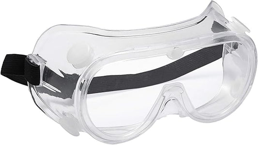 Anti-Fog Protective Safety Goggles Glasses Clear Lens Wide-Vision Adjustable Dust Goggles that Fit Over Glasses