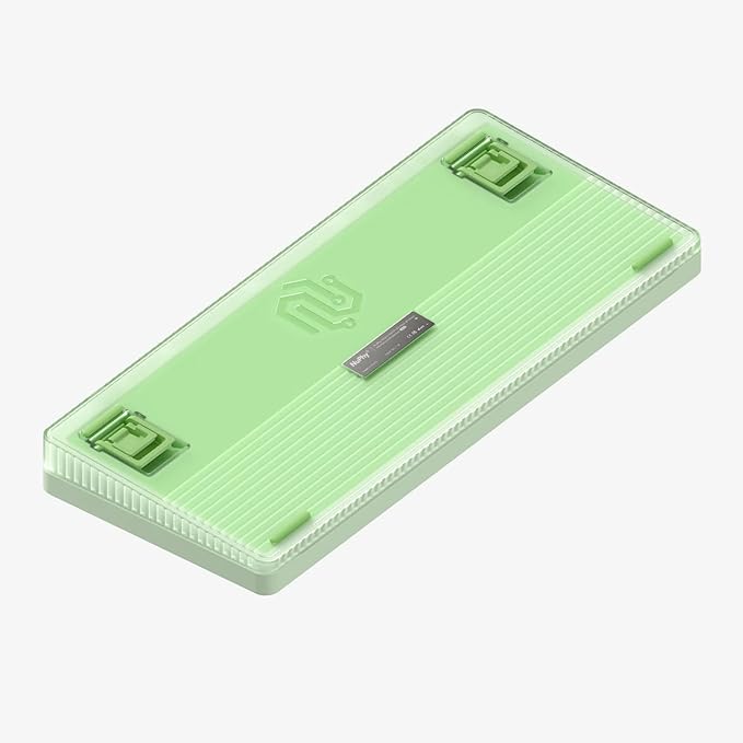 nuphy Halo75 V2 Mechancial Gaming Kyeboard,75% Wireless Hot Swappable Bluetooth Keyboard,83 Kyes RGB Backlit Keyboard,Support Bluetooth/2.4GHz/USB-C (Green, Raspberry (46gf))