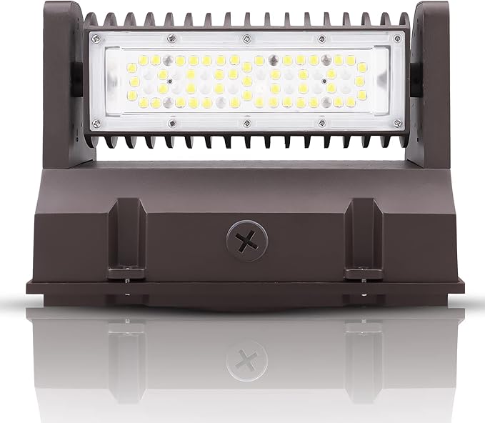 OSTEK LED Wall Pack Light 40W Rotatable Adjustable 5000K 5500LM, Outdoor Dimmable Area Wall Pack led Light Fixture IP65, UL, DLC