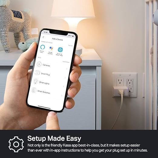 Kasa Smart Plug HS103P2, Smart Home Wi-Fi Outlet Works with Alexa, Echo, Google Home & IFTTT, No Hub Required, Remote Control,15 Amp,UL Certified, (Pack of 2) White