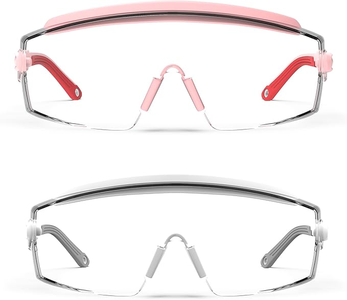 Anti Fog Safety Glasses Safety Goggles Over Glasses Protective Glasses with Anti Scratch Lenses Adjustable