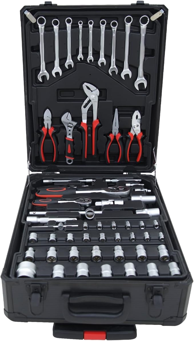 900PCS Complete Home Tool Set Versatile Rolling Tool Kit for Professional Repair and Maintenance - Heavy and Duty Portable Tool Box with Wheels