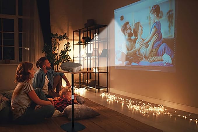 Mobile Standing Desk Height Adjustable Floor Laptop Stand, Computer Cart Workstation, Projector Stand, Teacher Podium for Home, Office, Classroom