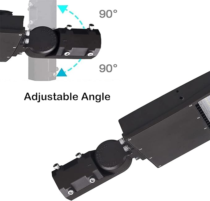 300W LED Parking Lot Lights, Surge Protector Included, 1000W MH/HPS Equiv, 5000K 42000LM 1-10V Dimmable LED Shoebox Lights for Parking Lot, Sport Court Areas DLC UL Approved
