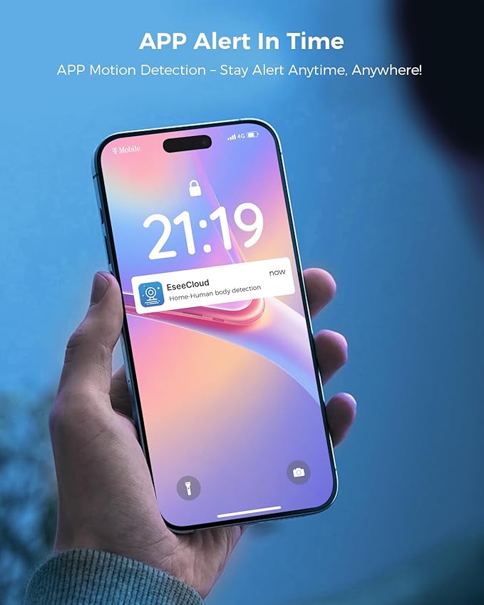 Hiseeu 8MP Outdoor Wireless Security Camera System, 10" Touch Screen NVR, 5G/2.4G WiFi-Pro 4K Cameras Kits, Full-Color Night Vision, Motion Detection, Two-Way Audio, IP66 Waterproof, 1TB HDD, No Fees