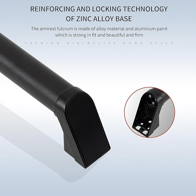 Handrails for Indoor Stairs,Railings，Stairs Handrail，Modern Aluminum Handrail Set, Wall Mounted，Matte Black Rust Free. (Matte Black, 5 FT- Two Joined Pieces)