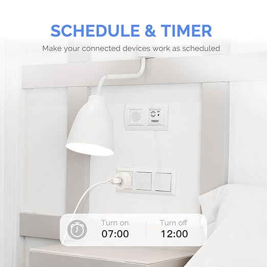 STERREN Smart Plug, Mini WiFi Plugs Compatible with Alexa & Google Assistant, Outlet Timer Socket with APP Group Controller Outlet for Home, 2.4G WiFi Only