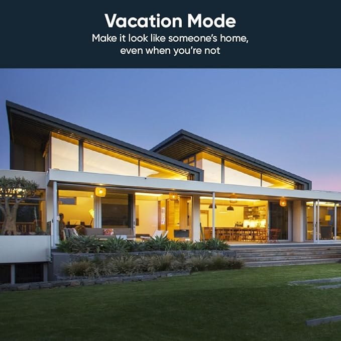 Bulb White, 800LM A19 Tunable-White Wi-Fi Smart Light Bulb, Compatible with Alexa and Google Assistant, 2.4GHz, No Hub Required, 2700K - 6500K, Dimmable, 90+CRI, Timer & Group, 4-Pack