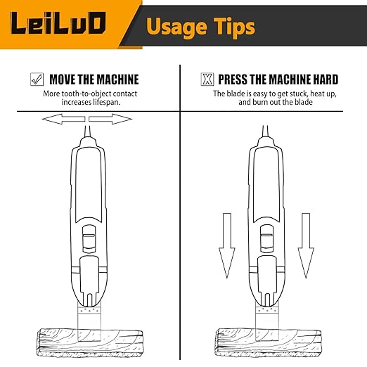 LEILUO 10 Pcs Bi Metal Multitool Blades Universal Multi Tool accessories for Wood Nails Compatible with DeWalt Makita Dremel and More