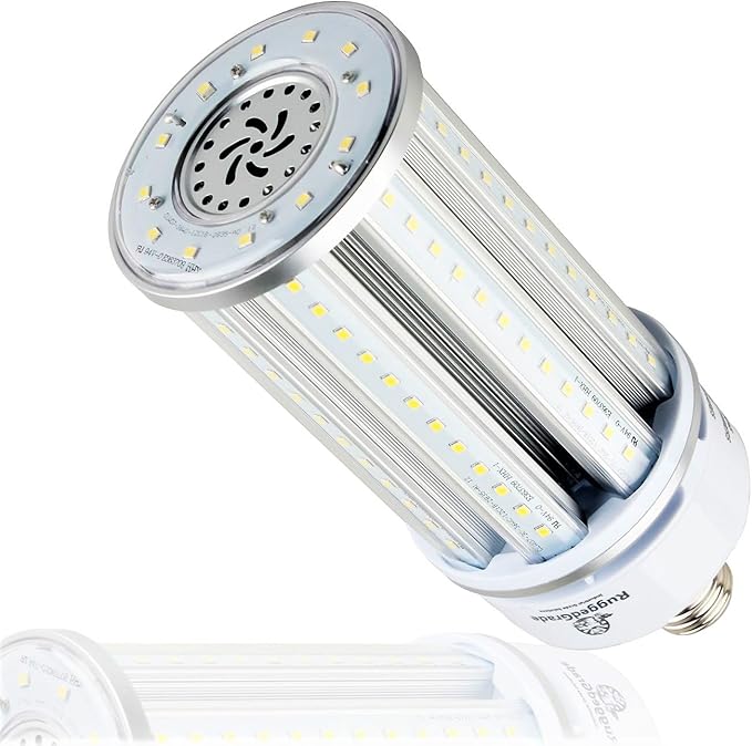 RuggedGrade Aries Series 36W LED Corn Light Bulb | 4,600 Lumens | 5000K | E26 Base | Energy-Efficient LED Lighting | DLC 5.1 Premium
