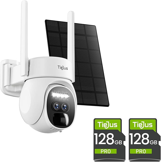 2 Packs 128GB SD Card for Security Camera, Memory Card Full HD Video Compatible with Digital Camera