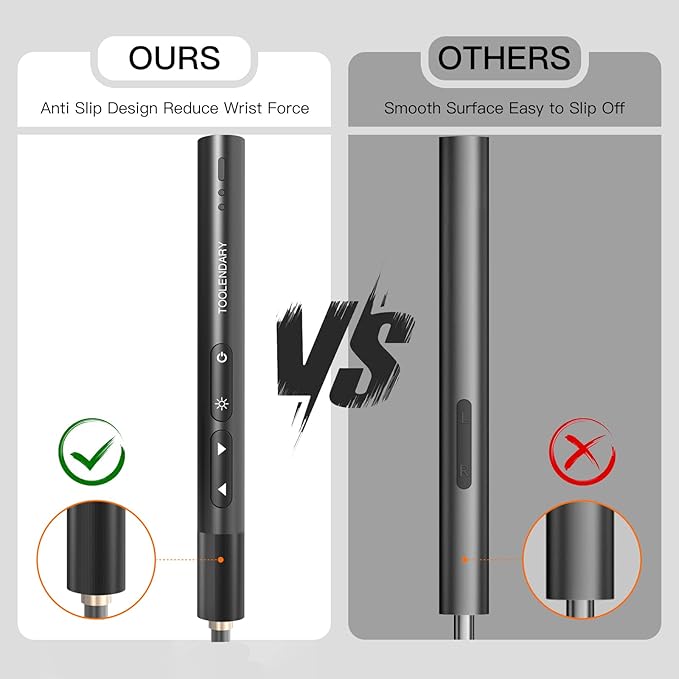 Electric Screwdriver Kits 66 in 1, Mini Screwdriver Sets, Precision Screwdriver Rechargeable with 56 Bits, Earphones Cleaner, Screwdriver Repair Tools for Camera, Laptop(Black)