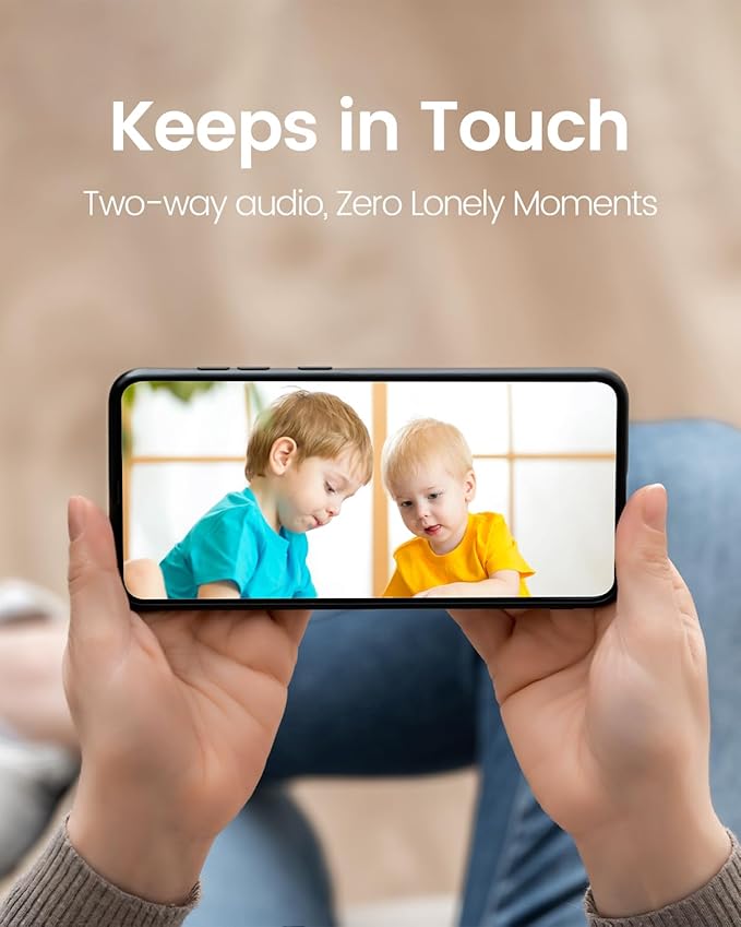 VIMTAG 5G/2.4G 2.5K Indoor Camera, Dog Camera with Speaker Pan-Tilt, Baby Monitor Cameras for Home Security, w/Motion Tracking, Phone App, 2-Way Audio, IR Night Vision, Siren, Works with Alexa