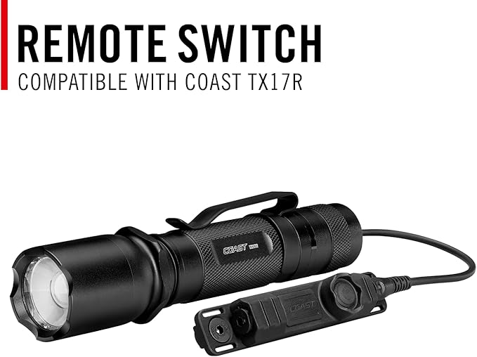 Coast Remote Switch for The TX17R Tactical Flashlight Remote Switch Only