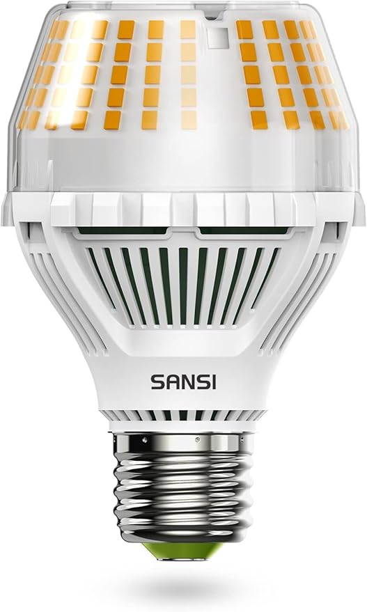 SANSI Dimmable LED Light Bulb 150 Watt Equivalent, A19 2500 Lumens 3000K Soft White Light Bulb, E26 Base, 22.5 Years Lifespan, 17W Energy Saving Light Bulbs for Living Room Bedroom Kitchen