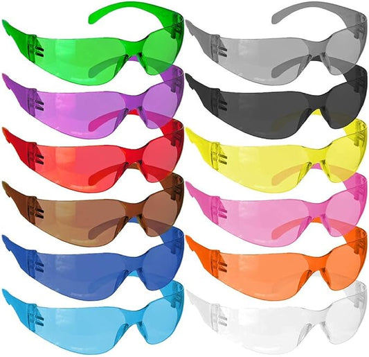 Hyline Anti-Fog Color Safety Glasses Variety, Impact Resistant, Polycarbonate, Anti-Scratch
