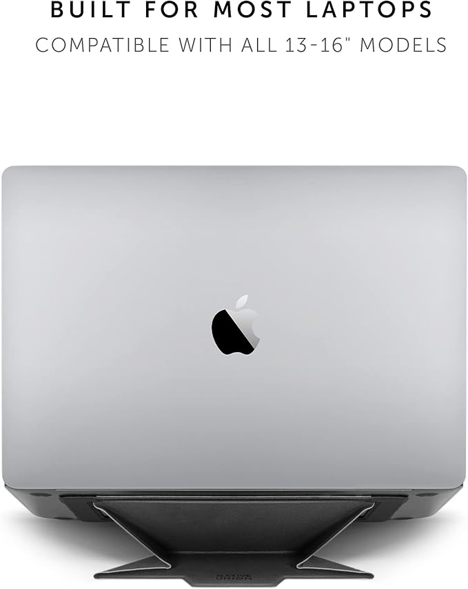 Native Union Rise Laptop Stand – Ultra-Slim Portable Folding Laptop Stand – Ergonomic & Optimized Viewing Angle – for All Laptops 13-16"