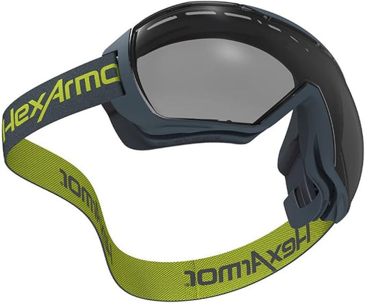 HexArmor | Wide view 100% UV protective antifog z87 safety goggles to wear over glasses | MX500