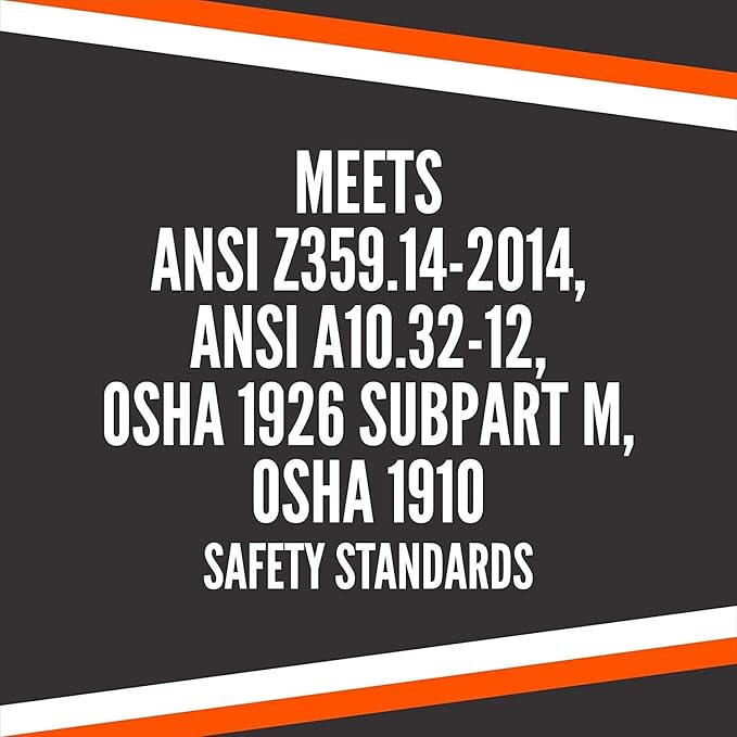 Malta Dynamics Pygmy Hog Web Self Retracting Lifeline – Fall Protection Retractable Safety Lanyard with Connector Kit and Rebar Hook, OSHA Compliant & ANSI Compliant (6 Foot Dual Kit)