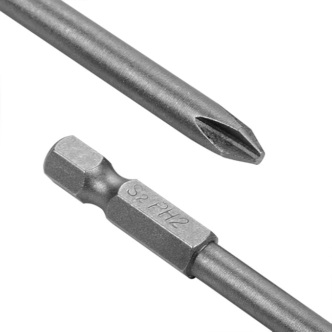 Rocaris 8 Pack 3 Inch Magnetic Long Hex Cross Phillips Screw Head Screwdriver Bits Electric Screwdriver Set